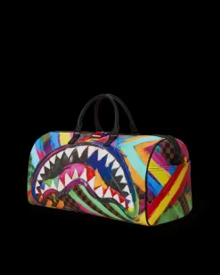 SHARKS IN PARIS CITY STREAKS DUFFLE><noscript><img width=