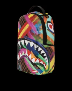 SHARKS IN PARIS CITY STREAKS BACKPACK (DLXV)><noscript><img width=
