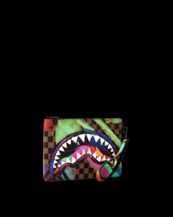 SHARKS IN PARIS CITY STREAKS CROSSOVER CLUTCH><noscript><img width=