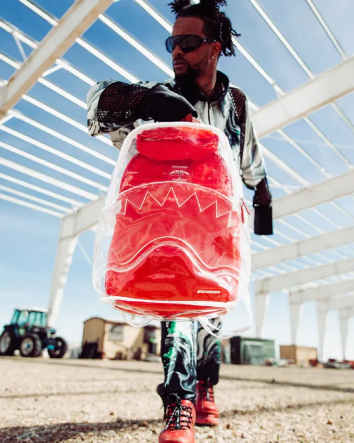 SHARKS IN PARIS CLARITY BACKPACK>SPRAYGROUND Clearance