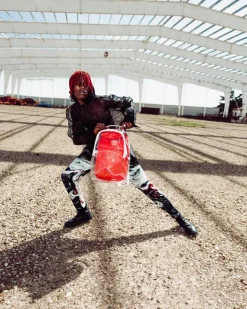 SHARKS IN PARIS CLARITY BACKPACK><noscript><img width=