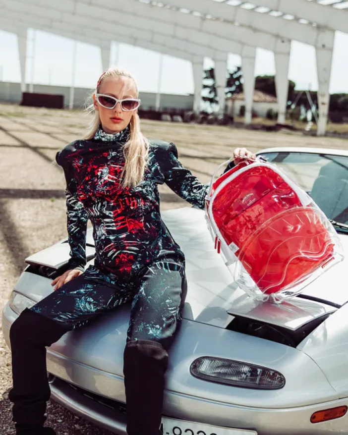 SHARKS IN PARIS CLARITY BACKPACK>SPRAYGROUND Clearance