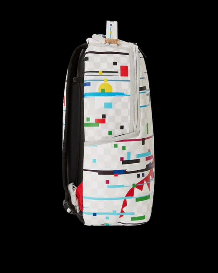 SHARKS IN PARIS GLITCH RIDER BACKPACK (DLXV)>SPRAYGROUND
