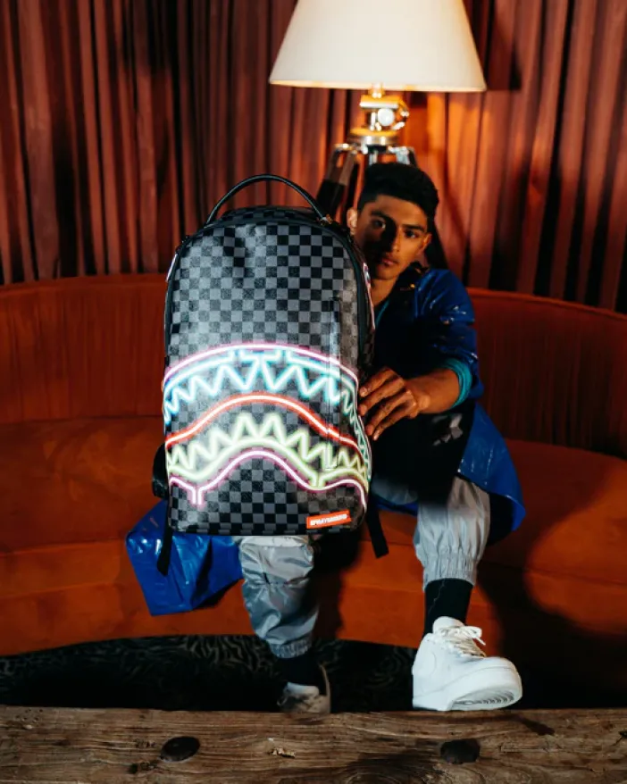 SHARKS IN PARIS GLOW BACKPACK (DLXV)>SPRAYGROUND Clearance