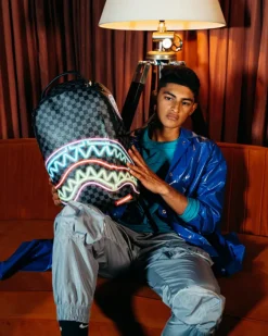 SHARKS IN PARIS GLOW BACKPACK (DLXV)><noscript><img width=