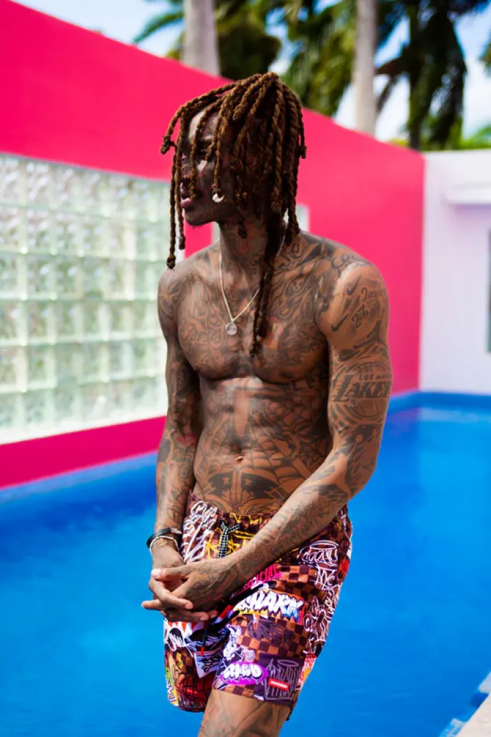 SHARKS IN PARIS JETSKI SWIM TRUNKS>SPRAYGROUND Outlet