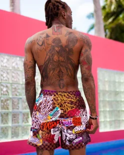 SHARKS IN PARIS JETSKI SWIM TRUNKS><noscript><img width=
