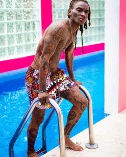 SHARKS IN PARIS JETSKI SWIM TRUNKS><noscript><img width=