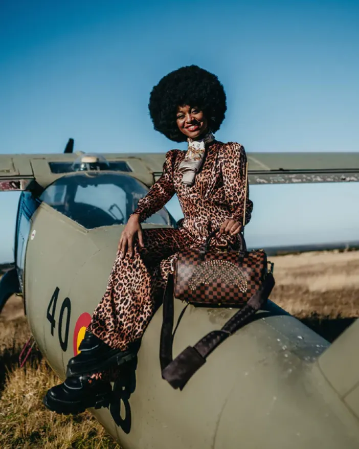 SHARKS IN PARIS POLARIS MINI DUFFLE>SPRAYGROUND Clearance