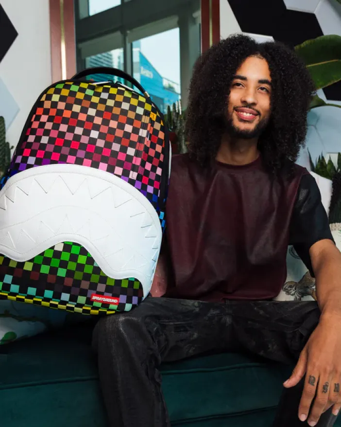 SHARKS IN PARIS THE GRID BACKPACK (DLXV)>SPRAYGROUND Discount