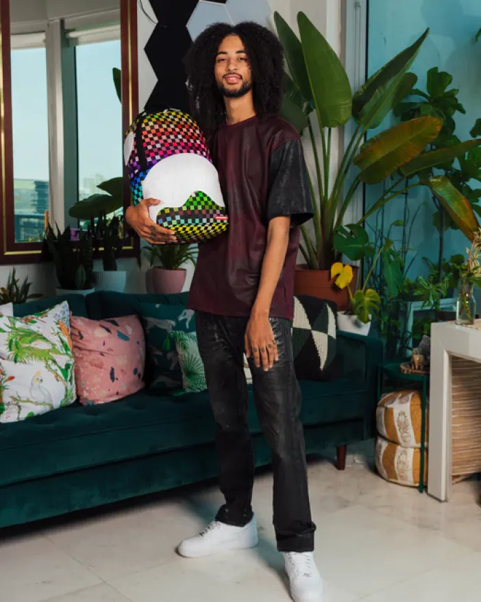 SHARKS IN PARIS THE GRID BACKPACK (DLXV)>SPRAYGROUND Discount