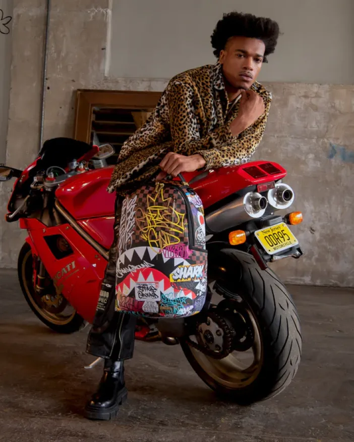 SHARKS IN PARIS THE RIZZ BACKPACK (DLXV)>SPRAYGROUND New