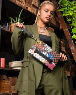 SHARKS IN PARIS THE RIZZ CROSSOVER CLUTCH>SPRAYGROUND Discount