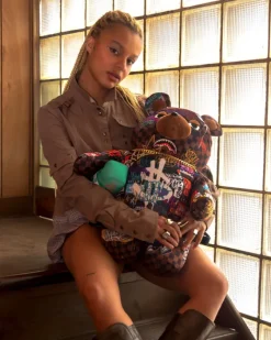 SHARKS IN PARIS THE RIZZ MONEYBEAR TEDDYBEAR BACKPACK><noscript><img width=