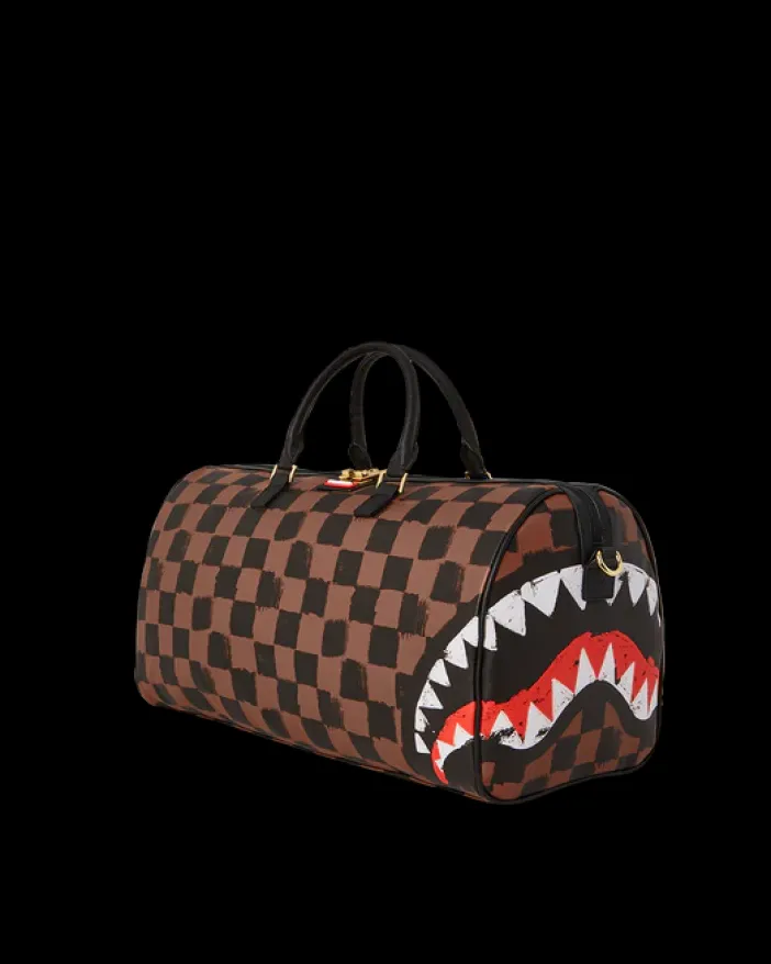 SHARKS IN PARIS VANQUISH DUFFLE>SPRAYGROUND