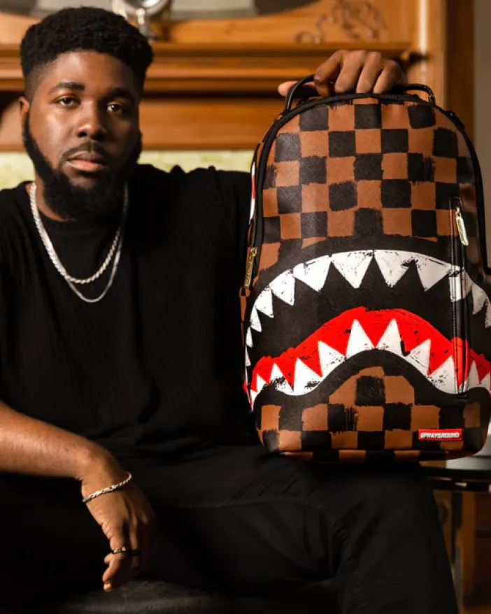 SHARKS IN PARIS VANQUISH BACKPACK (DLXV)>SPRAYGROUND Outlet