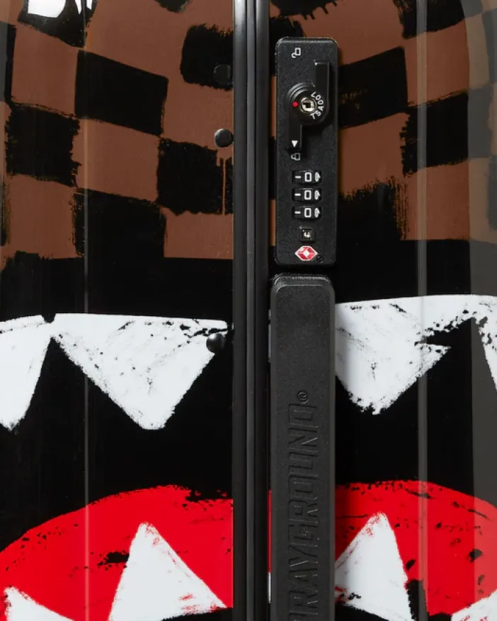 SHARKS IN PARIS VANQUISH SHARKNAUTICS HARDSHELL CARRY-ON LUGGAGE>SPRAYGROUND