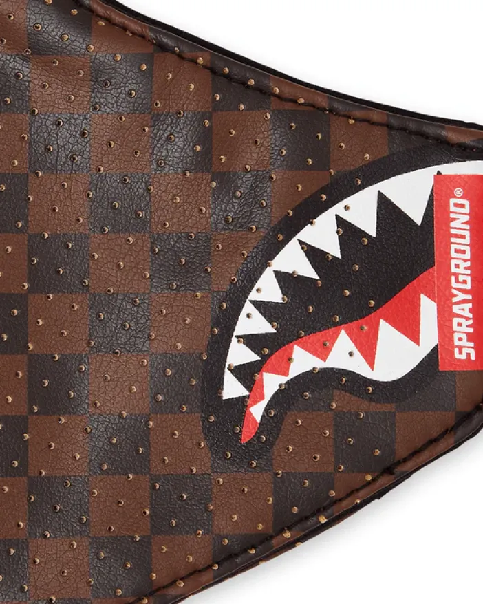 SHARKS IN PARIS VEGAN LEATHER FACE MASK>SPRAYGROUND New