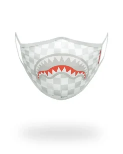 SHARKS IN PARIS (WHITE) FORM-FITTING MASK>SPRAYGROUND Outlet