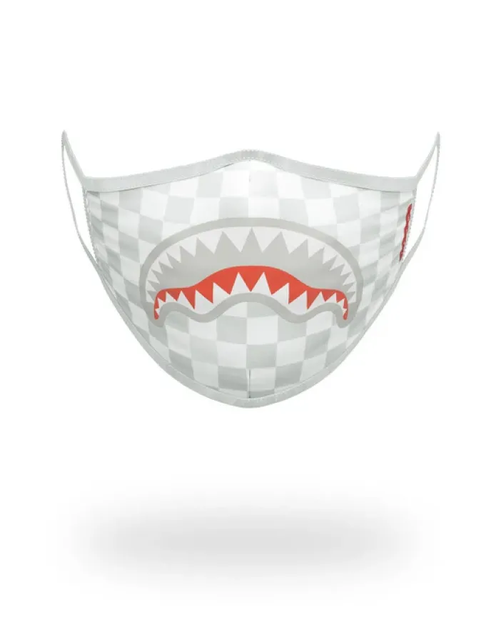 SHARKS IN PARIS (WHITE) FORM-FITTING MASK>SPRAYGROUND Outlet