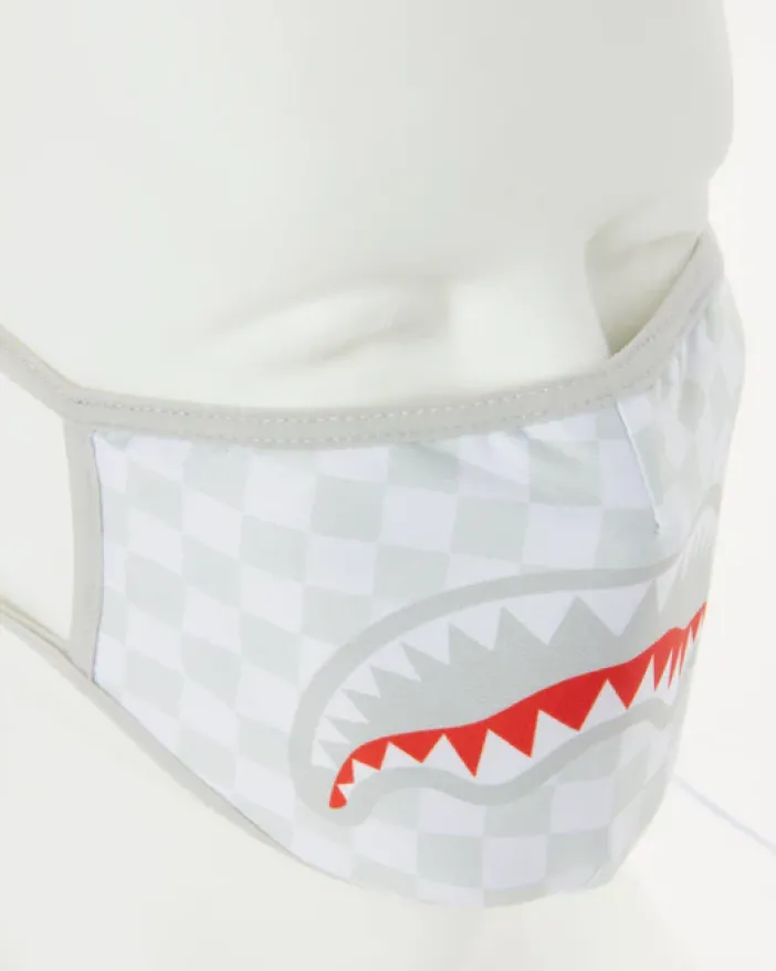 SHARKS IN PARIS (WHITE) FORM-FITTING MASK>SPRAYGROUND Outlet