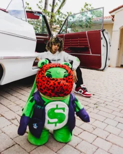 SKI MASK THE BEAR - MONEYBEAR TEDDYBEAR BACKPACK><noscript><img width=