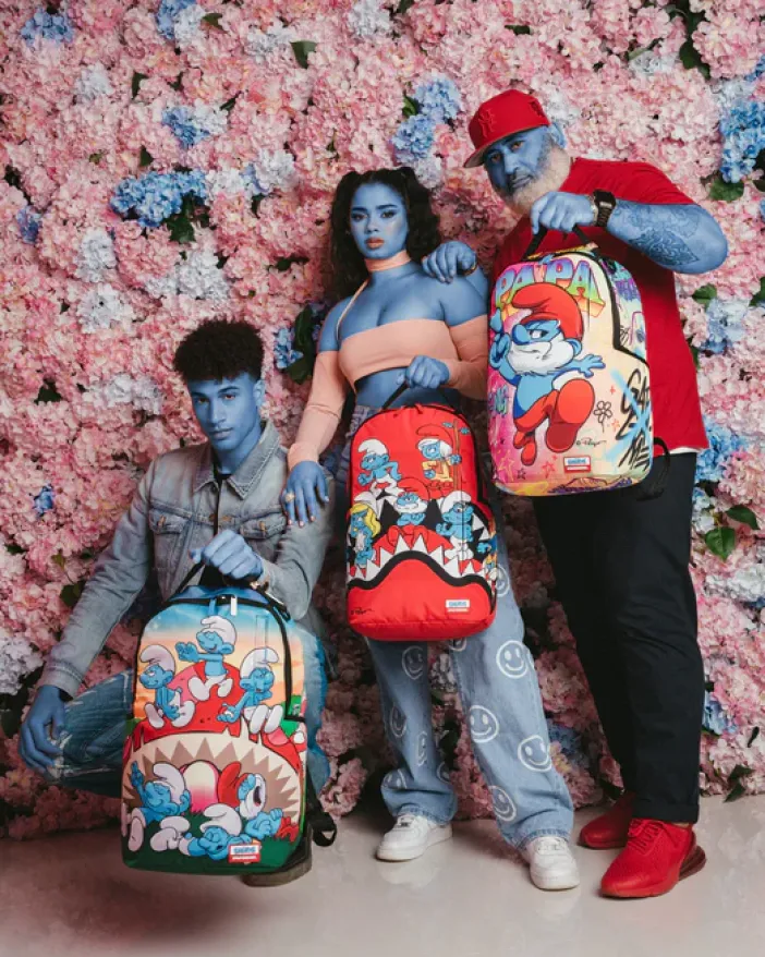 SMURFS SHARK BOUNCE BACKPACK>SPRAYGROUND New