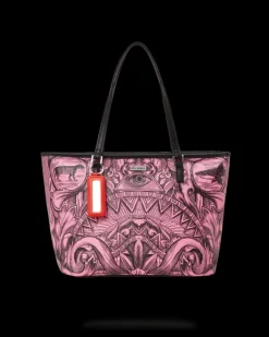 SOCIETY OF SHARKS TOTE>SPRAYGROUND