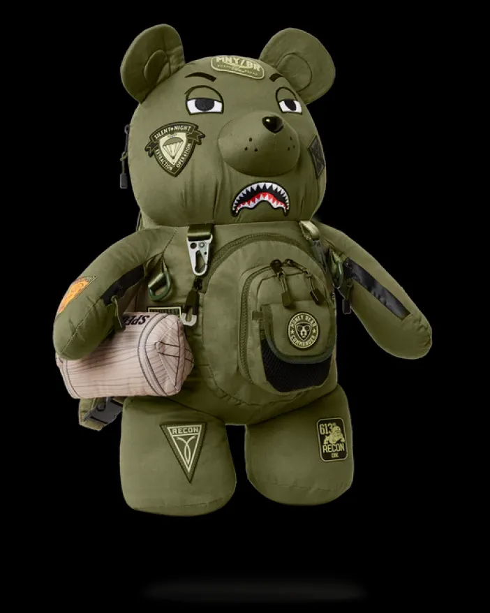 SPECIAL OPS FULL THROTTLE MONEYBEAR TEDDYBEAR BACKPACK>SPRAYGROUND Clearance