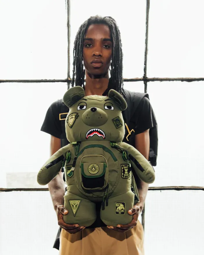 SPECIAL OPS FULL THROTTLE MONEYBEAR TEDDYBEAR BACKPACK>SPRAYGROUND Clearance