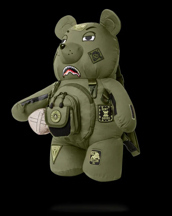 SPECIAL OPS FULL THROTTLE MONEYBEAR TEDDYBEAR BACKPACK>SPRAYGROUND Clearance