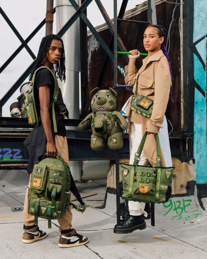 SPECIAL OPS FULL THROTTLE MONEYBEAR TEDDYBEAR BACKPACK>SPRAYGROUND Clearance