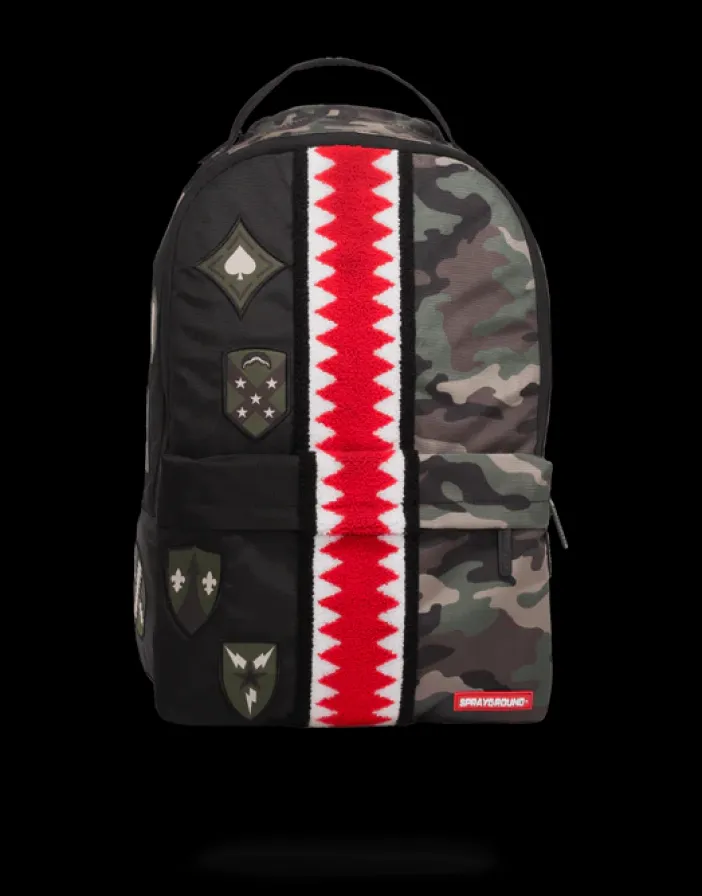 SPLIT CAMO PATCHES>SPRAYGROUND