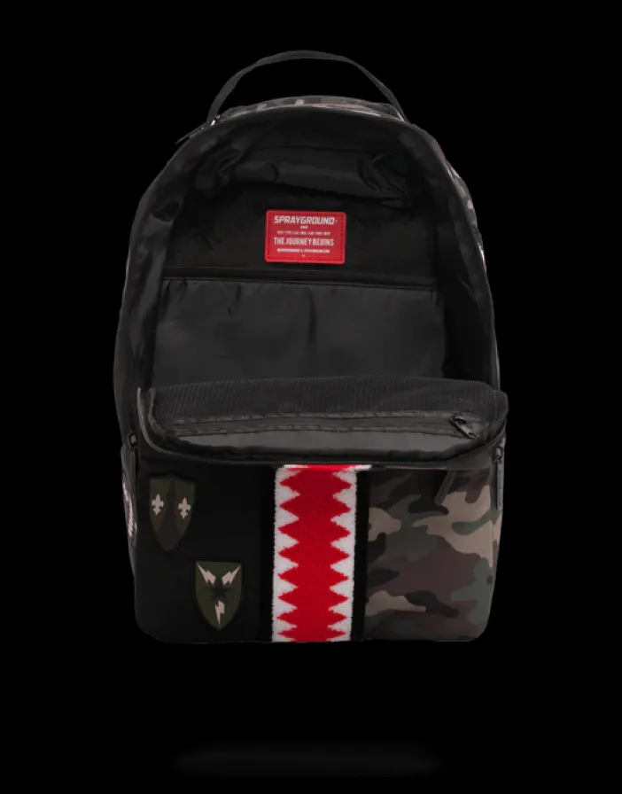 SPLIT CAMO PATCHES>SPRAYGROUND
