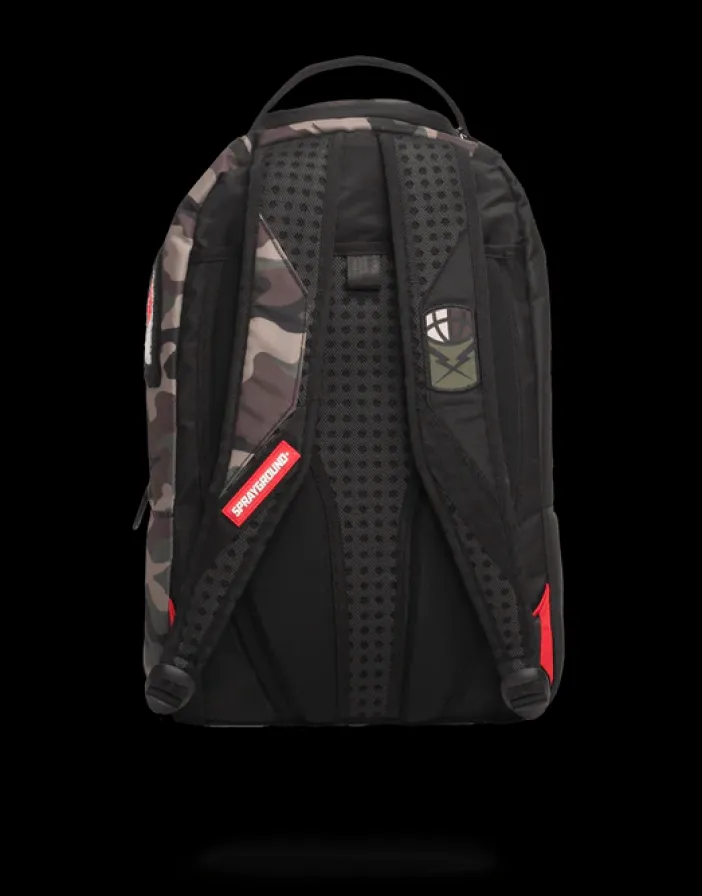 SPLIT CAMO PATCHES>SPRAYGROUND