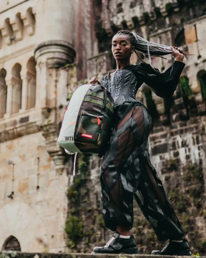 SPLIT WEIRD BACKPACK (DLXV)>SPRAYGROUND Clearance