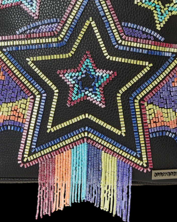 STAR RACER A.I.7 SANDFLOWER COLLAB BEADED SAVAGE BACKPACK>SPRAYGROUND New