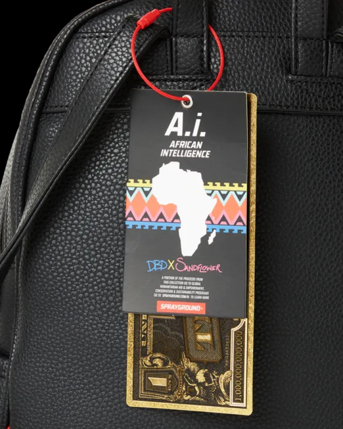 STAR RACER A.I.7 SANDFLOWER COLLAB BEADED SAVAGE BACKPACK>SPRAYGROUND New