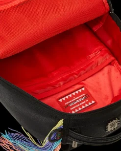 STAR RACER A.I.7 SANDFLOWER COLLAB BEADED BACKPACK><noscript><img width=