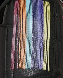 STAR RACER A.I.7 SANDFLOWER COLLAB BEADED BACKPACK><noscript><img width=