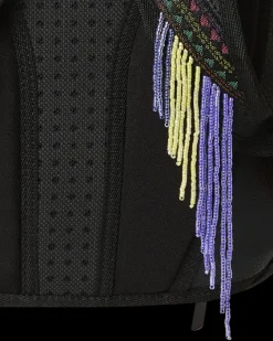 STAR RACER A.I.7 SANDFLOWER COLLAB BEADED BACKPACK><noscript><img width=