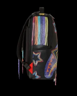 STAR RACER A.I.7 SANDFLOWER COLLAB BEADED BACKPACK><noscript><img width=