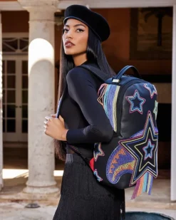 STAR RACER A.I.7 SANDFLOWER COLLAB BEADED BACKPACK><noscript><img width=