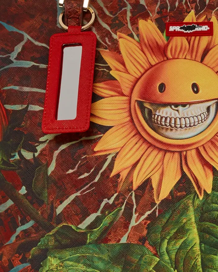 SUNFLOWER GRIN RON ENGLISH COLLAB TOTE>SPRAYGROUND New