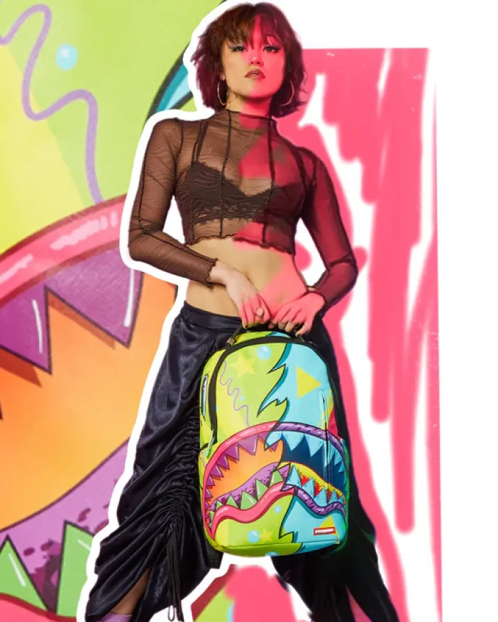 SUPER WEIRD BACKPACK (DLXV)>SPRAYGROUND Hot