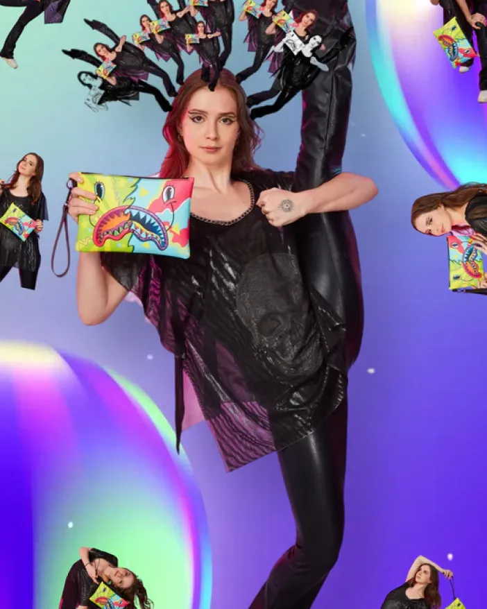 SUPER WEIRD CROSSOVER CLUTCH>SPRAYGROUND Discount