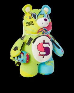 SUPER WEIRD MONEYBEAR TEDDYBEAR BACKPACK><noscript><img width=