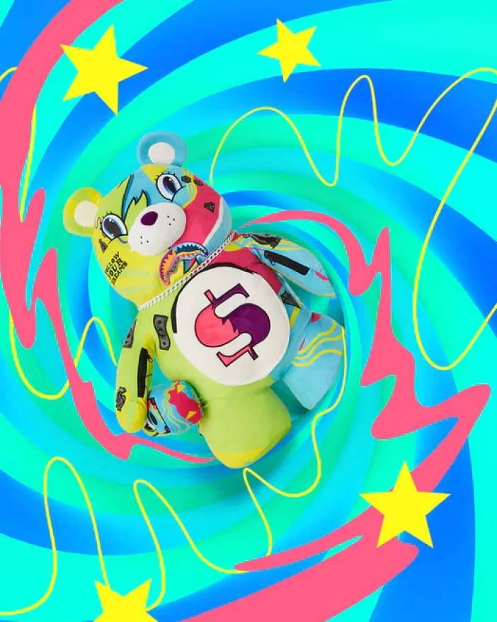 SUPER WEIRD MONEYBEAR TEDDYBEAR BACKPACK>SPRAYGROUND Hot