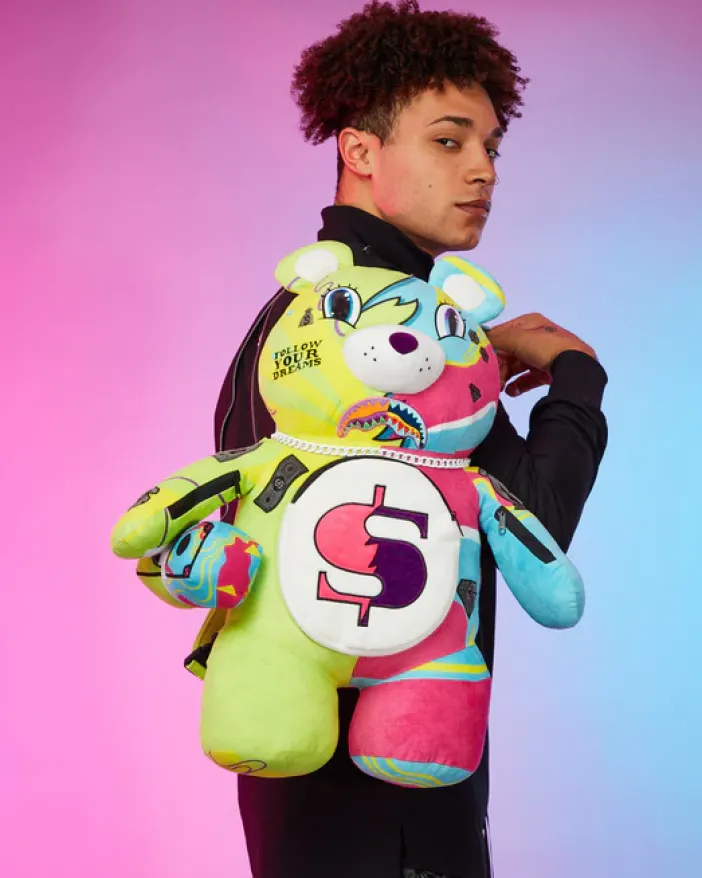 SUPER WEIRD MONEYBEAR TEDDYBEAR BACKPACK>SPRAYGROUND Hot