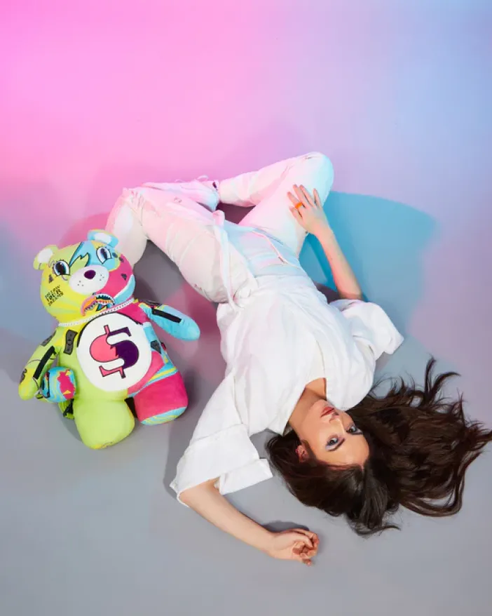 SUPER WEIRD MONEYBEAR TEDDYBEAR BACKPACK>SPRAYGROUND Hot